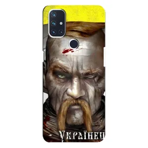 Чехол с картинкой (Патриотический КОЗАК) на OnePlus Nord N10 5G (Одноглазый Козак)