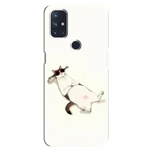 Чехол на тематику: Коты для OnePlus Nord N10 5G (Отдых)