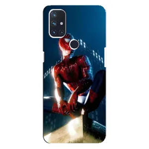 Чехол Супергерой Человека Паука на OnePlus Nord N10 5G (Паук на доме)