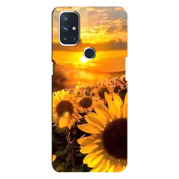 Чехол с рисунком «поле подсолнухов» для OnePlus Nord N10 5G