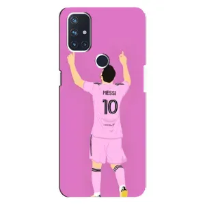 Чехлы Лео Месси в Майами на OnePlus Nord N10 5G (Празднование Месси)