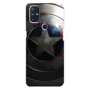 Чехол с Щитом Капитана Америки на OnePlus Nord N10 5G (Ретро Щит Капитана)