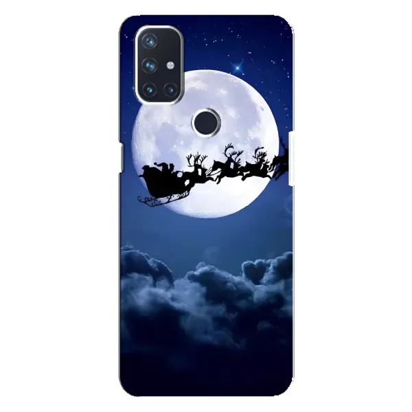 Чехол с рисунком «Санта - луна» для OnePlus Nord N10 5G Чехол с рисунком «Санта - луна» для OnePlus Nord N10 5G
