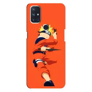 Чехлы с принтом Наруто на OnePlus Nord N10 5G (Силуэт Наруто)