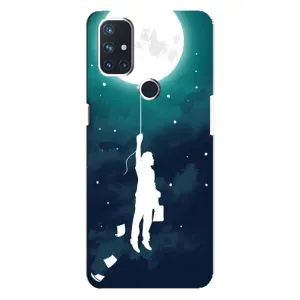 Чохол (ТПУ) з планетами на OnePlus Nord N10 5G (To The moon)