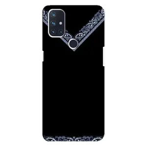 Силиконовый Чехол на OnePlus Nord N10 5G (Воротник вышиванки)