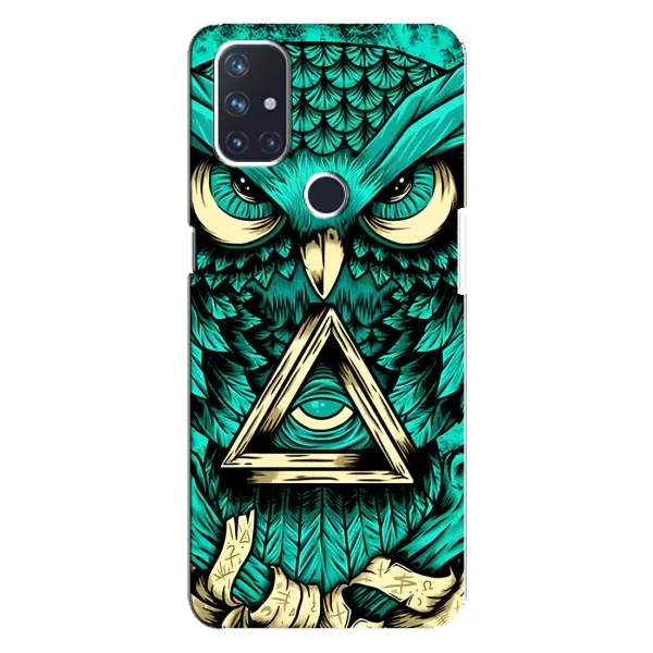 Чехол с рисунком «Зеленая сова» для OnePlus Nord N10 5G Чехол с рисунком «Зеленая сова» для OnePlus Nord N10 5G