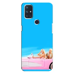 Силиконовый Чехол Барби Фильм на OnePlus Nord N100 (Барби и Кен)