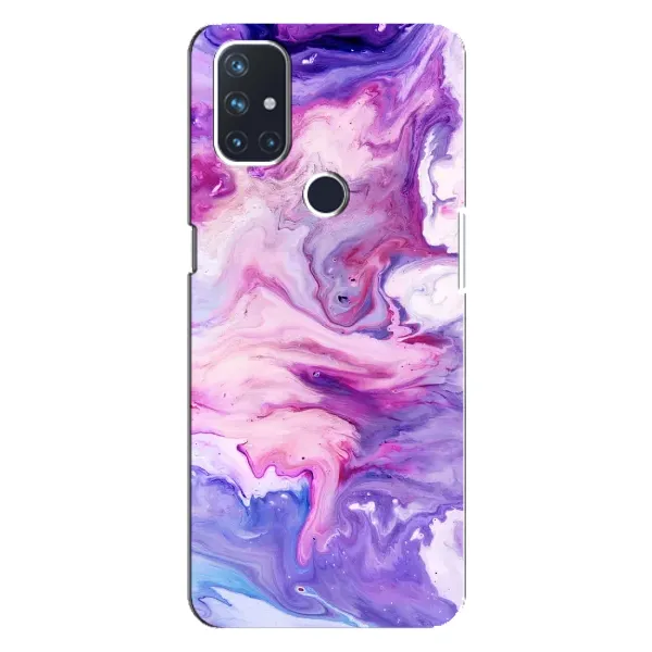 Чехол с рисунком «Фиолетовый мрамор» для OnePlus Nord N100 Чехол с рисунком «Фиолетовый мрамор» для OnePlus Nord N100