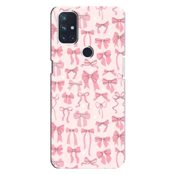 Чехол с рисунком «Фон бантики» для OnePlus Nord N100 Чехол с рисунком «Фон бантики» для OnePlus Nord N100