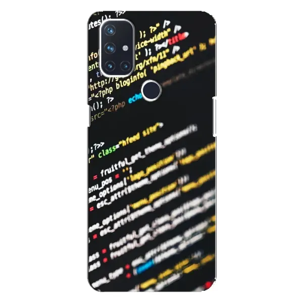 Чехол с рисунком «Код» для OnePlus Nord N100 Чехол с рисунком «Код» для OnePlus Nord N100