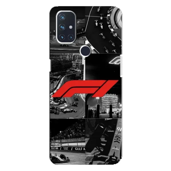 Чехол с рисунком «Коллаж Формула 1» для OnePlus Nord N100 Чехол с рисунком «Коллаж Формула 1» для OnePlus Nord N100