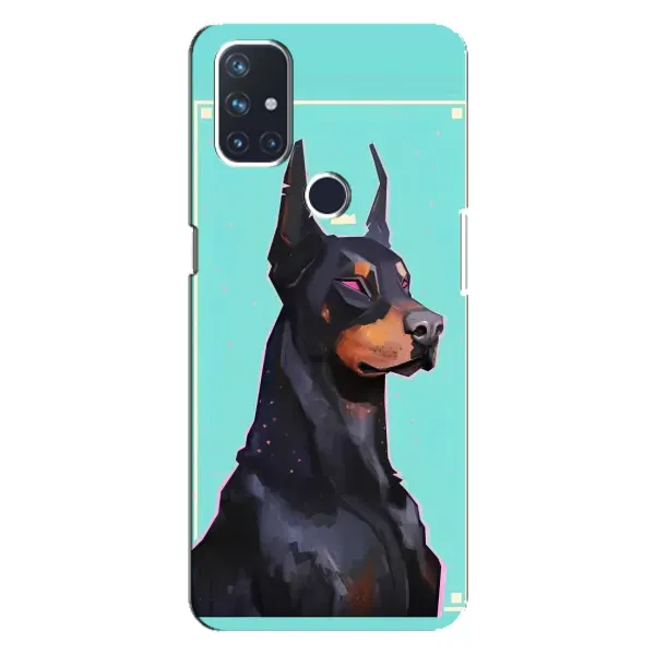 Чехол с рисунком «Король доберман» для OnePlus Nord N100