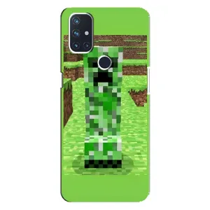 Чохли для OnePlus Nord N100 (Персонажі МайнКрафт) (Кріпер 2)