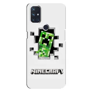 Чохли для OnePlus Nord N100 (Персонажі МайнКрафт) (Кріпер)