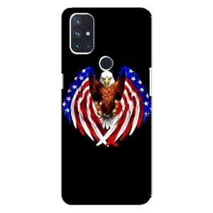 Чохол Прапор USA для OnePlus Nord N100 (Крила США)