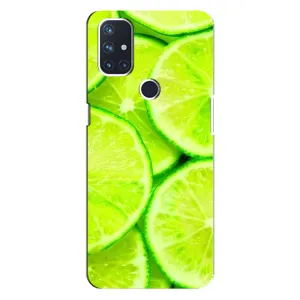 Чехол с изображением вкусной еды для OnePlus Nord N100 (Лайм)