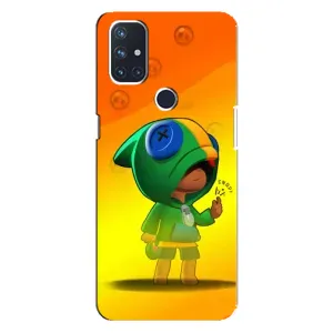 Чехол Бравл Старс для OnePlus Nord N100 (LEON в кофте)