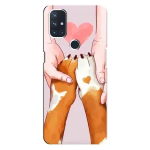 Чохол (ТПУ) Милі песики для OnePlus Nord N100 (Любов до собак)