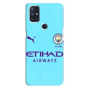 Силиконовые Чехлы принт Футбол на OnePlus Nord N100 (Man City)