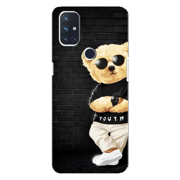 Чехол с рисунком «Мишка в очках» для OnePlus Nord N100 Чехол с рисунком «Мишка в очках» для OnePlus Nord N100