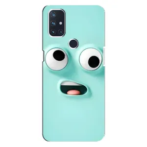 Силиконовые Чехлы (смешные стикеры) для OnePlus Nord N100 (Забавное мятное лицо)