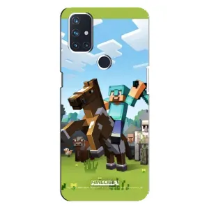 Чохли для OnePlus Nord N100 (Персонажі МайнКрафт) (На коні)