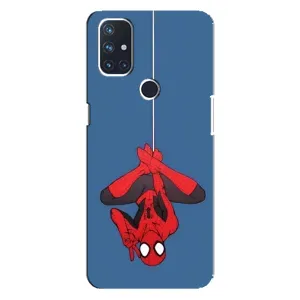 Чохол Супергерой Людина Павук на OnePlus Nord N100 (На павутині)
