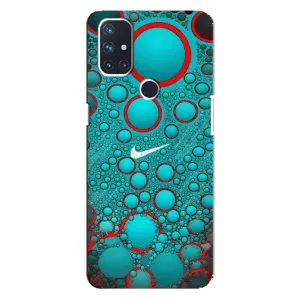 Силіконовый Чохол на OnePlus Nord N100 з картинкою НАЙК (Найк зелений)
