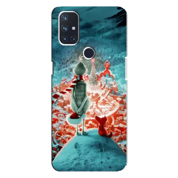Чехол с рисунком «Новогодний Гринч» для OnePlus Nord N100 Чехол с рисунком «Новогодний Гринч» для OnePlus Nord N100