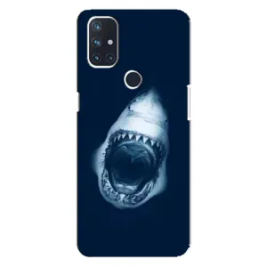 Силіконовий бампер з картинкою звірів для OnePlus Nord N100 (Пащу Акули)