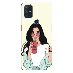 Силіконовый Чохол на OnePlus Nord N100 з картинкой Модных девушек (З напоєм)