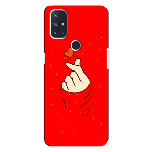 Чехол с рисунком «Сердце на красном» для OnePlus Nord N100 Чехол с рисунком «Сердце на красном» для OnePlus Nord N100