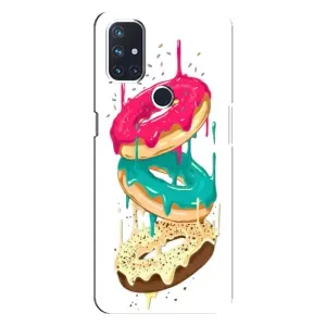 Чехол с изображением вкусной еды для OnePlus Nord N100 (Сочные пончики)