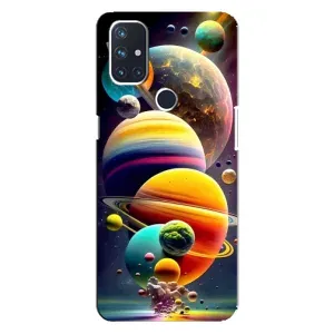 Чохол (ТПУ) з планетами на OnePlus Nord N100 (Сонячна система)