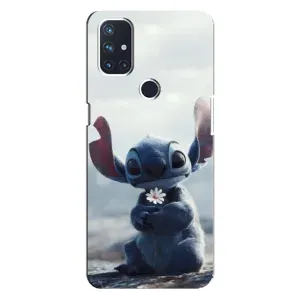 Чохол з малюнком Стіч для OnePlus Nord N100 (Стіч з квіткою)