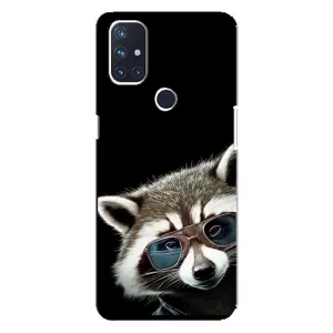 Силіконовий Чохол з Энотами на OnePlus Nord N100 (Стильний Єнот)
