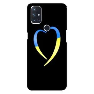 Силиконовый Чехол на OnePlus Nord N100 (Я-Украина) (Украинское сердце)