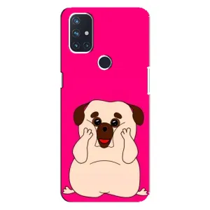 Чохол (ТПУ) Милі песики для OnePlus Nord N100 (Веселий Мопсік)