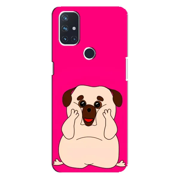 Чехол с рисунком «Веселый Мопсик» для OnePlus Nord N100