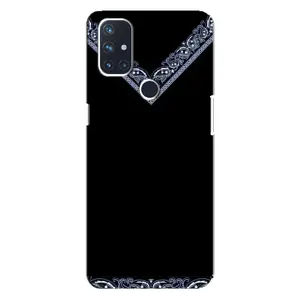 Силиконовый Чехол на OnePlus Nord N100 (Воротник вышиванки)