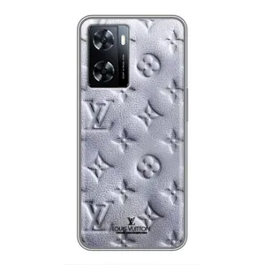 Текстурный Чехол Louis Vuitton для ВанПлас Норд Н20 СЕ (Белый ЛВ)