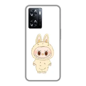 Чехол с принтом Лабубу для OnePlus Nord N20 SE (Бежевый Лабубу)
