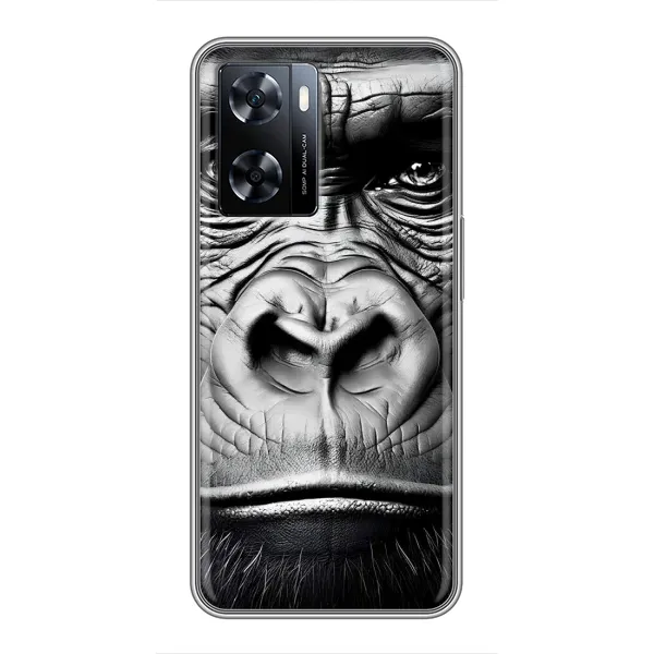 Чехол с рисунком «Черная обезьяна» для OnePlus Nord N20 SE Чехол с рисунком «Черная обезьяна» для OnePlus Nord N20 SE