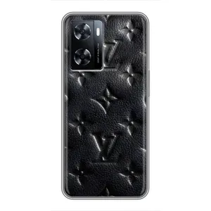 Текстурный Чехол Louis Vuitton для ВанПлас Норд Н20 СЕ (Черный ЛВ)