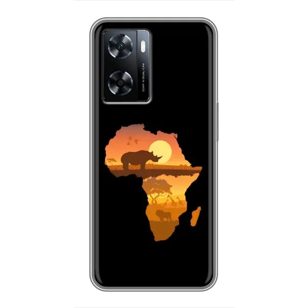 Чехол с рисунком «Карта» для OnePlus Nord N20 SE