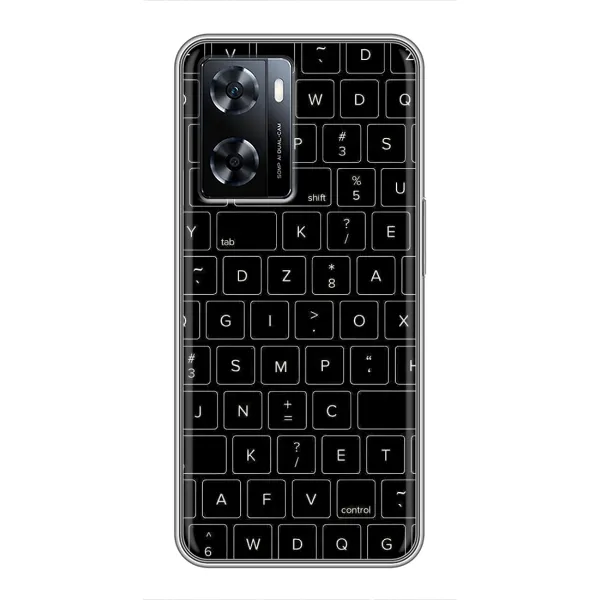 Чехол с рисунком «Клавиатура» для OnePlus Nord N20 SE Чехол с рисунком «Клавиатура» для OnePlus Nord N20 SE