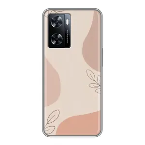 Чохол квітковий дизайн для OnePlus Nord N20 SE (Кориневий фон)