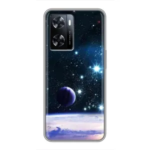 Чехол (ТПУ) с планетами на OnePlus Nord N20 SE (Космический вид)