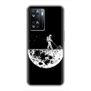 Силиконовый Чехол с принтом "Космонавты" на OnePlus Nord N20 SE (Космонавт)